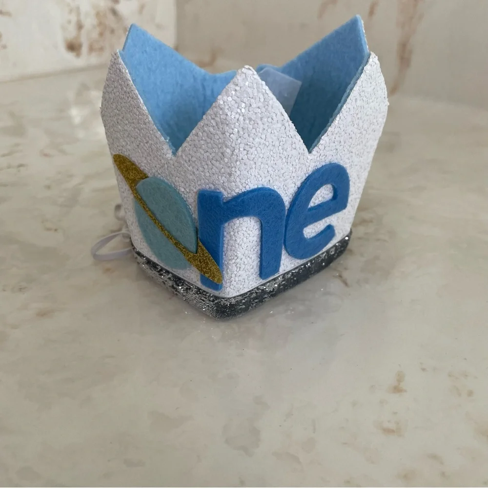 First Birthday Crown Orbiting the Sun